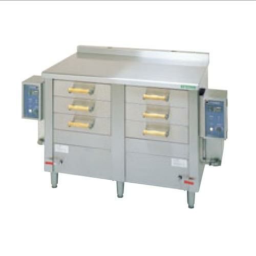 【タニコー】電気式引出型蒸器 EM-6W 幅1520×奥行750×高さ900 単相200V