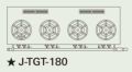 【新品】 タニコー ガステーブル【スタンダードシリーズ】 J-TGT-180 W1800×D600×H800 都市ガス/LPガス トップバーナφ180×4 【送料無料】【プロ用】