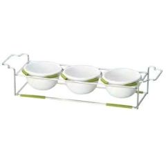 ワイヤースタンドセット with ボール12cm (磁器)_グリーン