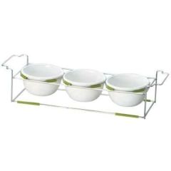 ワイヤースタンドセット with ボール15cm (磁器)_グリーン
