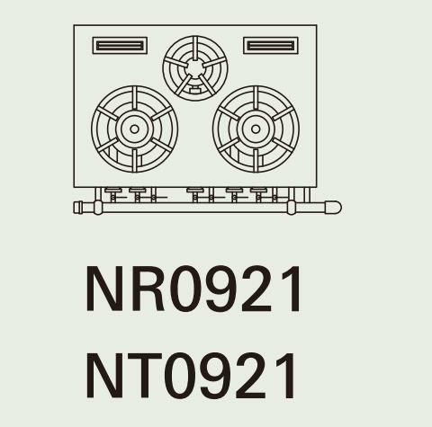 【新品】 タニコー ガスレンジ【アルファーシリーズ】 NR0921 幅900×奥行600×高さ800 都市ガス/LPガス トップバーナφ190×2・φ125×1、オーブン数：1 【送料無料】