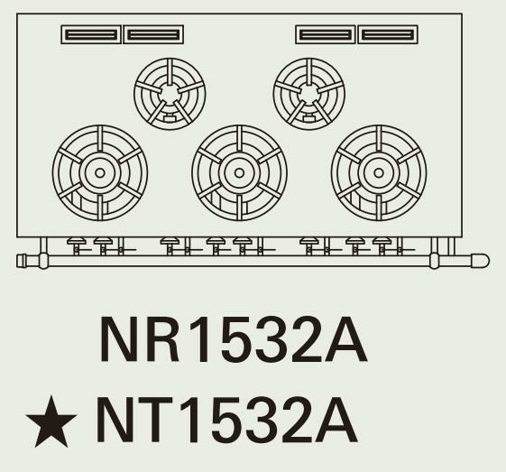 【新品】 タニコー ガスレンジ【アルファーシリーズ】 NR1532A 幅1500×奥行750×高さ800 都市ガス/LPガス トップバーナφ190×3・φ125×2、オーブン数：2 【送料無料】