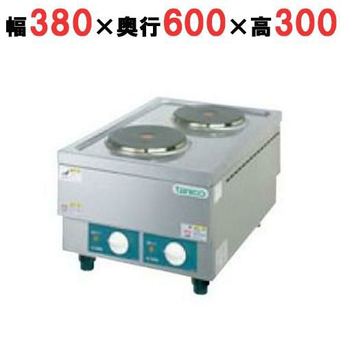 TCH-3860E 【タニコー】卓上電気コンロ 幅380×奥行600×高さ300mm