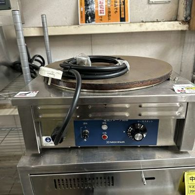 ニチワ業務用クレープ焼器 200V CM-410H - 沖縄県のその他