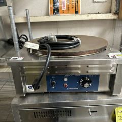 中古】電気クレープ焼き機 ニチワ電機 CM-410 幅450×奥行450×高さ180