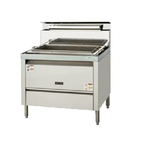 タニコー　角型うどん釜　湯がき槽　湯煎器　都市ガス　２０２１年製　TKU-75 うどん釜・湯がき槽付湯煎器 角型うどん釜・湯がき槽付湯煎器