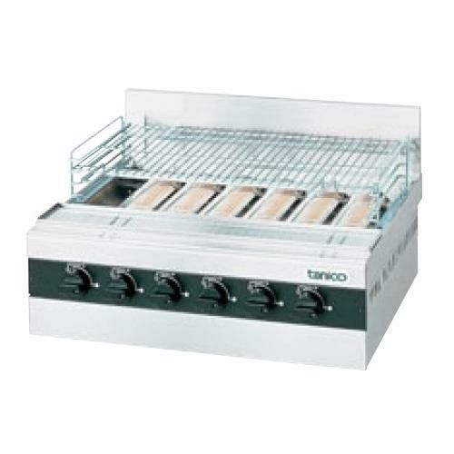 【新品】 タニコー グリラー下火式 ガス赤外線グリラー TMS-TIG-6 W710×D515×H230 都市ガス/LPガス 【送料無料】【プロ用】