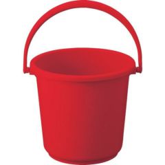 TRUSCO PPカラーバケツ 15L 赤