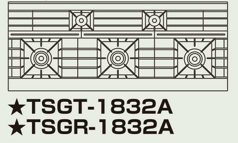 【新品】 タニコー ガステーブル【ウルティモシリーズ】 TSGT-1832A W1800×D750×H800 都市ガス/LPガス トップバーナφ190×3・φ90×2 【送料無料】【プロ用】