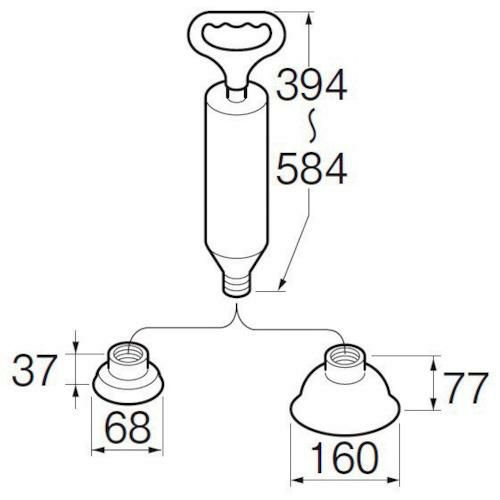 SANEI 真空式パイプクリーナー