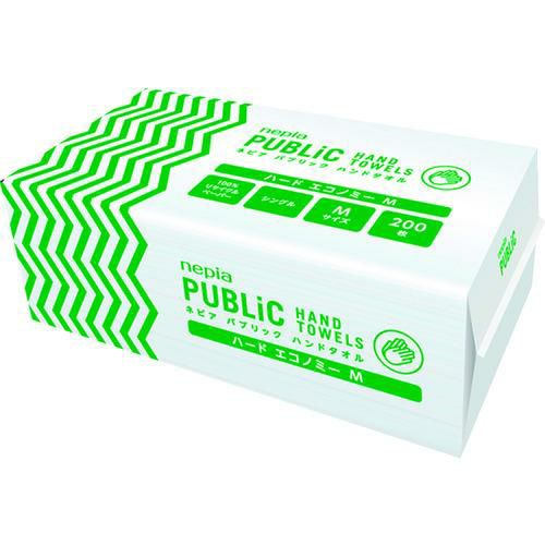 ネピア パブリックハンドタオル ハードエコノミーM 200枚 25パック入り