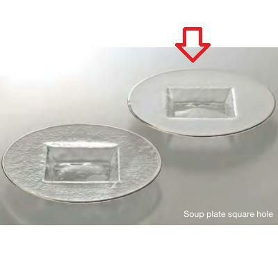 スーププレート (スクエアホール)_フロスト