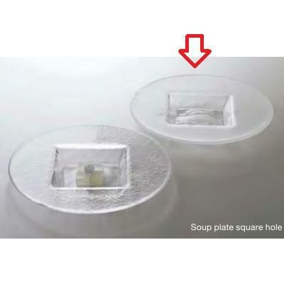 スーププレート (スクエアホール)_フラストプラチナライン