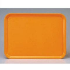 マックストレー 長手盆(シボ付) オレンジ