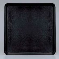 マックストレー 角盆(シボ付) 黒