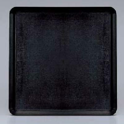 マックストレー 角盆(シボ付) 黒