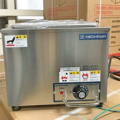 【動確済み】2019年 ニチワ 業務用 電気卓上ウォーマー TEW フード ニチワ 電気卓上ウォーマー(湯煎式) ホテルパン1/4×2個 幅370