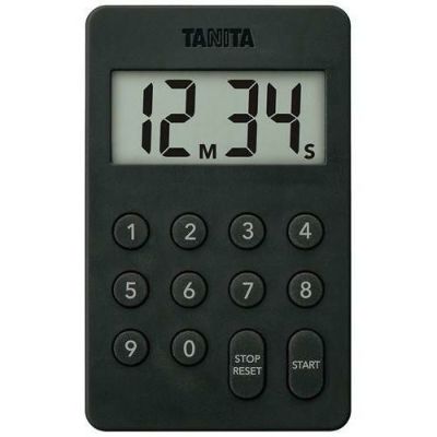 タニタ テンキータイマー TD415BK ブラック