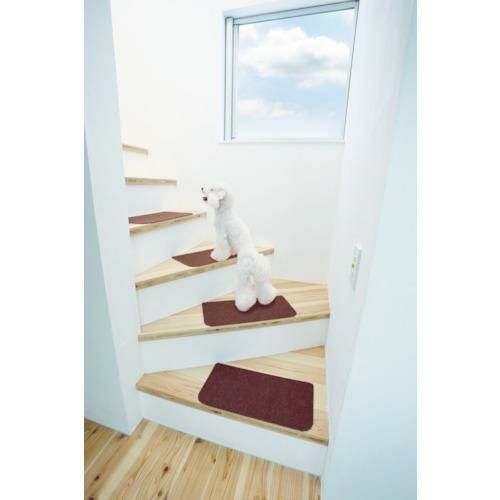 ワタナベ 階段用ぴたマット K-IV-4522 アイボリー