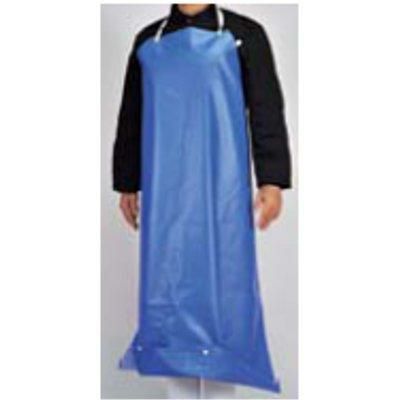 抗菌前掛ガードロン 共紐 M ブルー