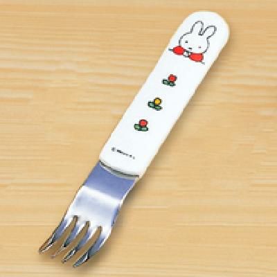 メラミン食器 子供食器 ミッフィー フォーク18-8ステンレス M-1309C