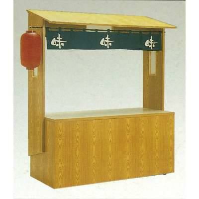 【受注生産品】組立式屋台 化粧合板仕様 11-457-2 幅1800×奥行800×高さ2100(mm)