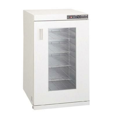 タイジ 温蔵庫 フードキャビ FC-100G 幅500×奥行502×高さ810mm ガラス扉 弁当箱60個収納