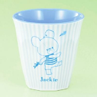 メラミン食器 子供食器 くまのがっこう カップ ブルー MW-280JL-BL