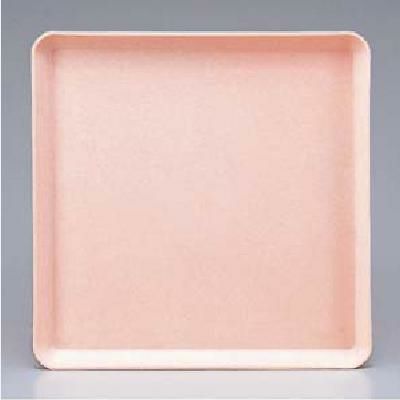 マックストレー 角盆(シボ付) ピンク