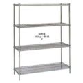 サイドアップエレクターシェルフ ＬＵシリーズ セット Ｐ１３９０ ４段 ＬＵ１２２０