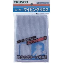 TRUSCO スーパーワイピングクロス 300mm×300mm グレー