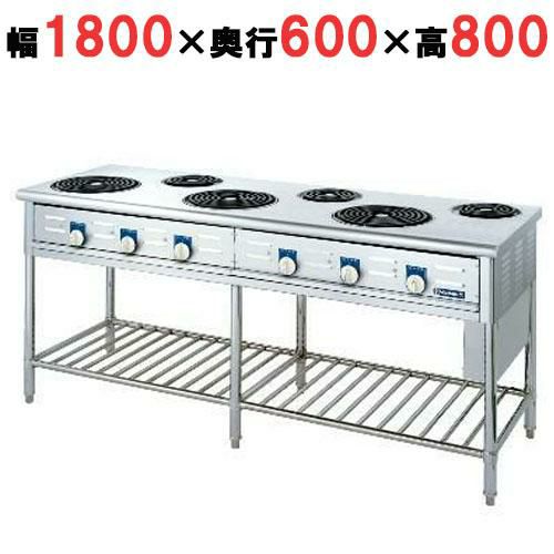 電気テーブルレンジ(シーズヒーター式)/6口