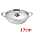 SW NBステンレス 電磁 ちり鍋 ちりちり 17cm