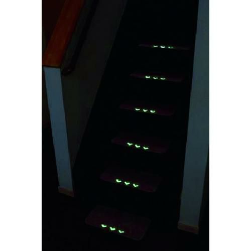 ワタナベ 蓄光階段用ぴたマットりベージュ （15枚入）