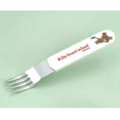 メラミン食器 子供食器 くまのがっこう フォーク18-8ステンレス M-1309J