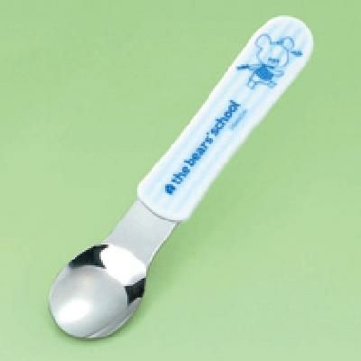 メラミン食器 子供食器 くまのがっこう スプーン ブルー M-1408JL-BL