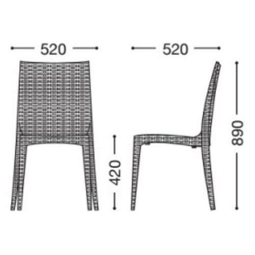 洋風椅子 MAUI　マウイイス CHERRY(チェリー)