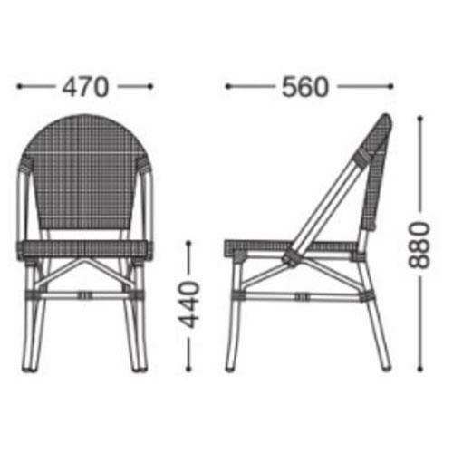 洋風椅子 MORITIUS 2　モリシャス2イス CHERRY(チェリー)