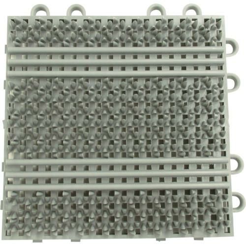 コンドル エバック 屋外用マット ライナーハードマット 本駒 グレー