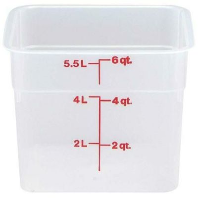 CAMBRO角型フードコンテナー 本体ナチュラルタイプ 6SFSPP　【グループA】