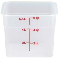 CAMBRO角型フードコンテナー 本体ナチュラルタイプ 6SFSPP　【グループA】