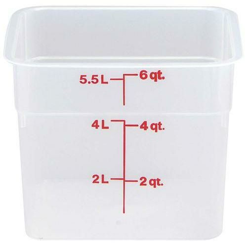 CAMBRO角型フードコンテナー 本体ナチュラルタイプ 6SFSPP　【グループA】