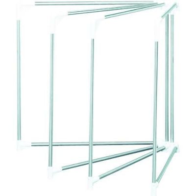 IRIS 527183 ステンレス大型物干し SFW-40-R ホワイト