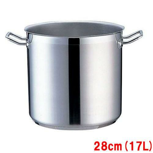 【TKG】ステンレス寸胴鍋TKGPRO(プロ) (蓋無) 28cm /9-0009-0106