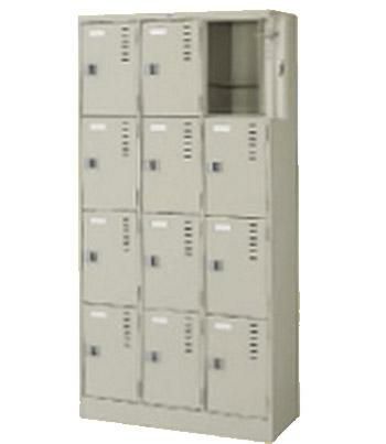 スチールロッカー 12人用(4段)