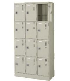 スチールロッカー 12人用(4段)