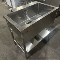 BSM1-126L，BSM1-126LN 【マルゼン】 一槽水切付シンク 左水切り 幅