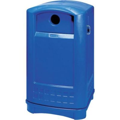 ラバーメイド プラザコンテナ ボトル/缶廃棄用 ブルー