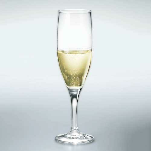 180-95 口部強化 フルートグラス 175 6個