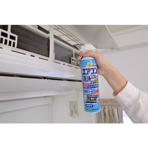 アース らくハピ エアコン洗浄スプレー Ne×tplus 無香性